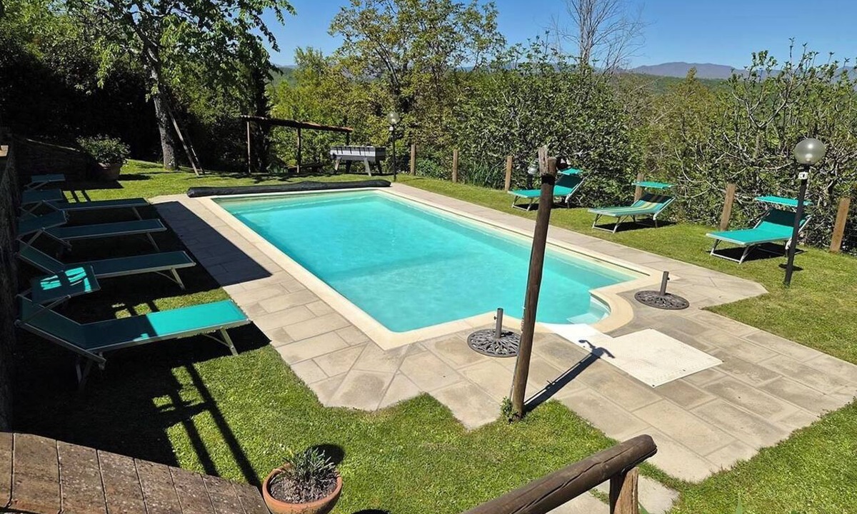 Castel Focognano Apartment | Charming Tuscan apartment with a pool, views, and a private terrace