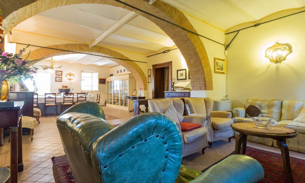 San Biagio della Valle House | Country house with swimming pool and garden in the green of umbrian countryside