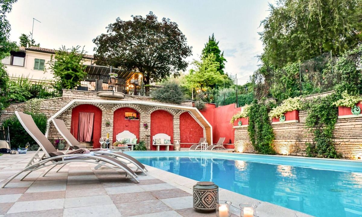 Nord-Ovest Villa | Elegant villa with a park, large private pool, outdoor games, and fitness facilities