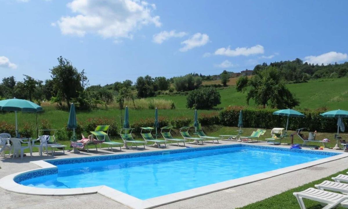 Caprese Michelangelo House | Homerez - Nice house for 2 ppl. with shared pool at Caprese Michelangelo