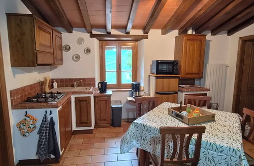 Castel Focognano Apartment | Belvedere, a peaceful Tuscan apartment with a pool and panoramic views