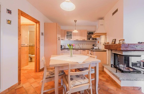 Bleggio Superiore House | Cosy apartment in villa for 5 people with WIFI, TV, terrace and panoramic view