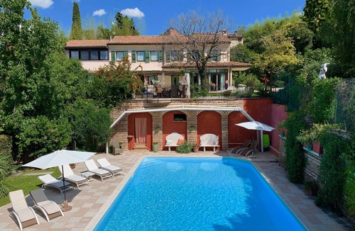 Nord-Ovest Villa | Elegant villa with a park, large private pool, outdoor games, and fitness facilities