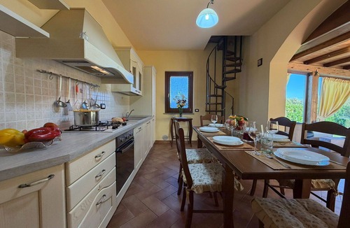 Ferretto Villa | Private Villa with WIFI, A/C, private pool, TV, pets allowed, panoramic view, close to Cortona