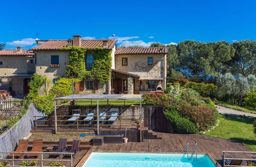 San Gimignano Villa | Stunning private villa for 8 people with private pool, WIFI, TV, terrace and panoramic view