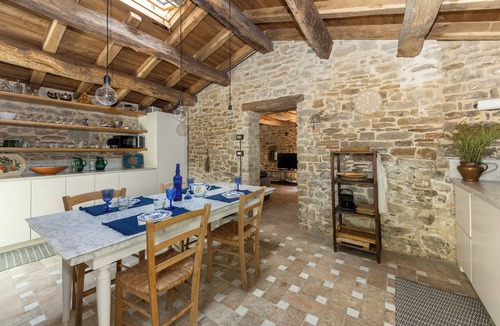 Dovadola Apartment | Torre di Vedetta: Medieval Tower with a rustic farmhouse
