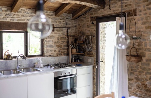 Dovadola Apartment | Torre di Vedetta: Medieval Tower with a rustic farmhouse