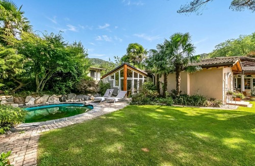 Villa Luganese Villa | Villa Tre Pini Garden Escape, Lugano, Switzerland