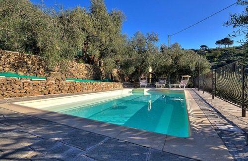 Civezza House | Villa ù Pantan for 7 people, with air conditioning and private pool