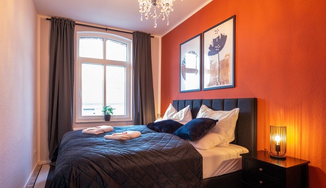 Design - Boxspringbett - 63qm - Arbeitsplatz - Wlan - Parkplatz - Zentral in Gera