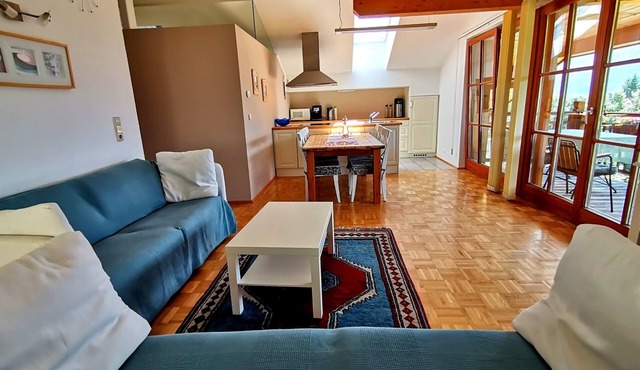 Landhaus Mitsche, apartment panoramic view in a quiet, sunny position in Radnig