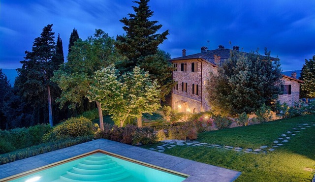 Luxury Chianti in La Rosa in Panzano Chianti