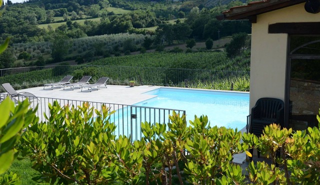 Nice apartment for 2 guests with pool, WIFI, TV and pets allowed, close to Arezzo
