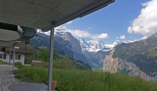 Nice apartment for 2 guests with WIFI, TV and patio in Wengen