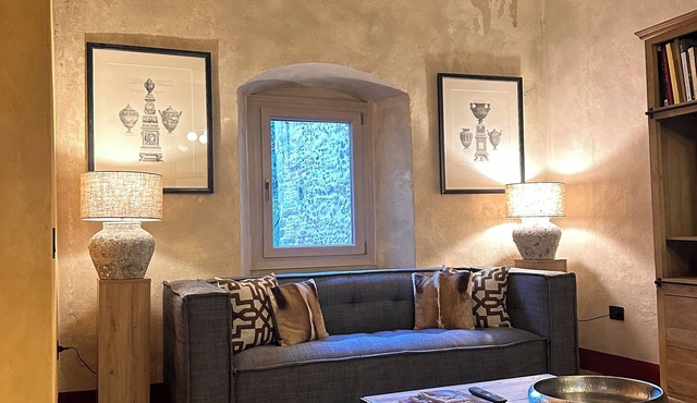 Warm and elegant 2-bedroom apartment with AC in charming Anghiari
