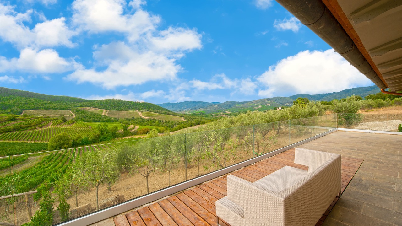 Photo of Patio Balcony in Panzano in Chianti