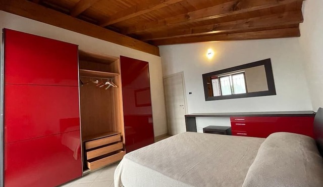 2-story house and courtyard, Lake Major area in Piemonte
