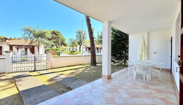 3-room villa, ground floor, 2 gardens, climate