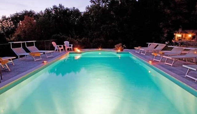 Villa Pruneto with pool in the Tuscanian hills